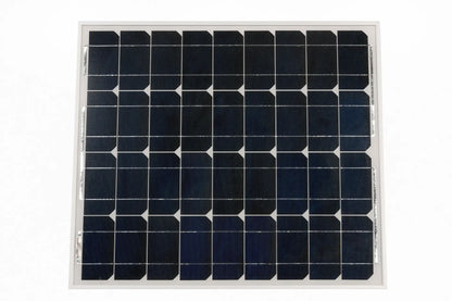 Solar panel with a grid pattern on a white background